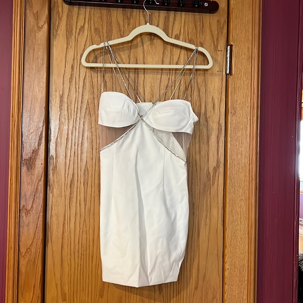 Heiress Beverly Hills white dress